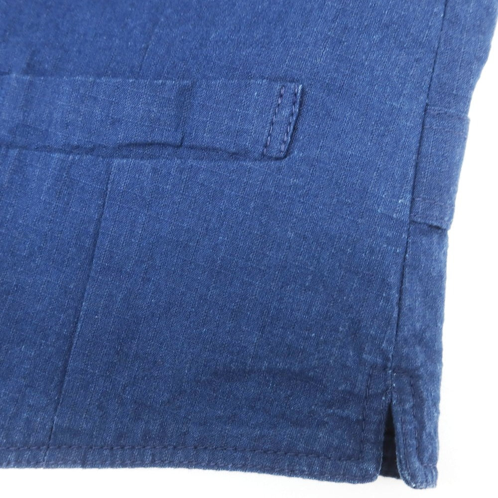【中古】ラルディーニ LARDINI ストレッチコットン ジレ ベスト ライトネイビー【 46 】【 状態ランクB 】【 メンズ 】
