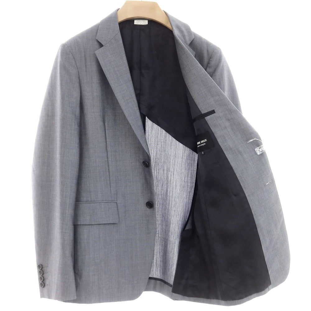 【中古】コムデギャルソン オムドゥ COMME des GARCONS HOMME DEUX 2024年春夏 モヘヤウール テーラードジャケット グレー【 M 】【 状態ランクA 】【 メンズ 】