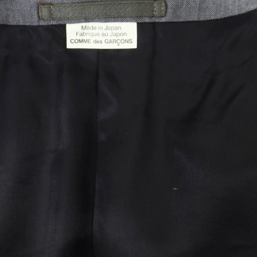 【中古】コムデギャルソン オムドゥ COMME des GARCONS HOMME DEUX 2024年春夏 モヘヤウール テーラードジャケット グレー【 M 】【 状態ランクA 】【 メンズ 】