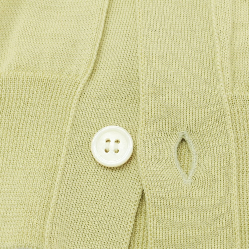 【中古】コムデギャルソンシャツ COMME des GARCONS SHIRT 2024年春夏 ハイゲージ ウール系 カーディガン ライトグリーン【 表記なし(M位) 】【 状態ランクA 】【 メンズ 】