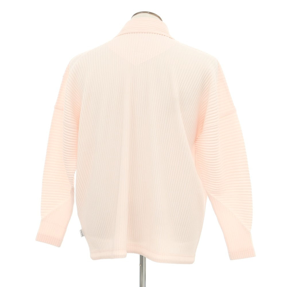 【中古】オム プリッセ イッセイミヤケ HOMME PLISSE ISSEY MIYAKE 2024年秋冬 プリーツ ブルゾン パールピンク【 表記なし(L位) 】【 状態ランクA 】【 メンズ 】