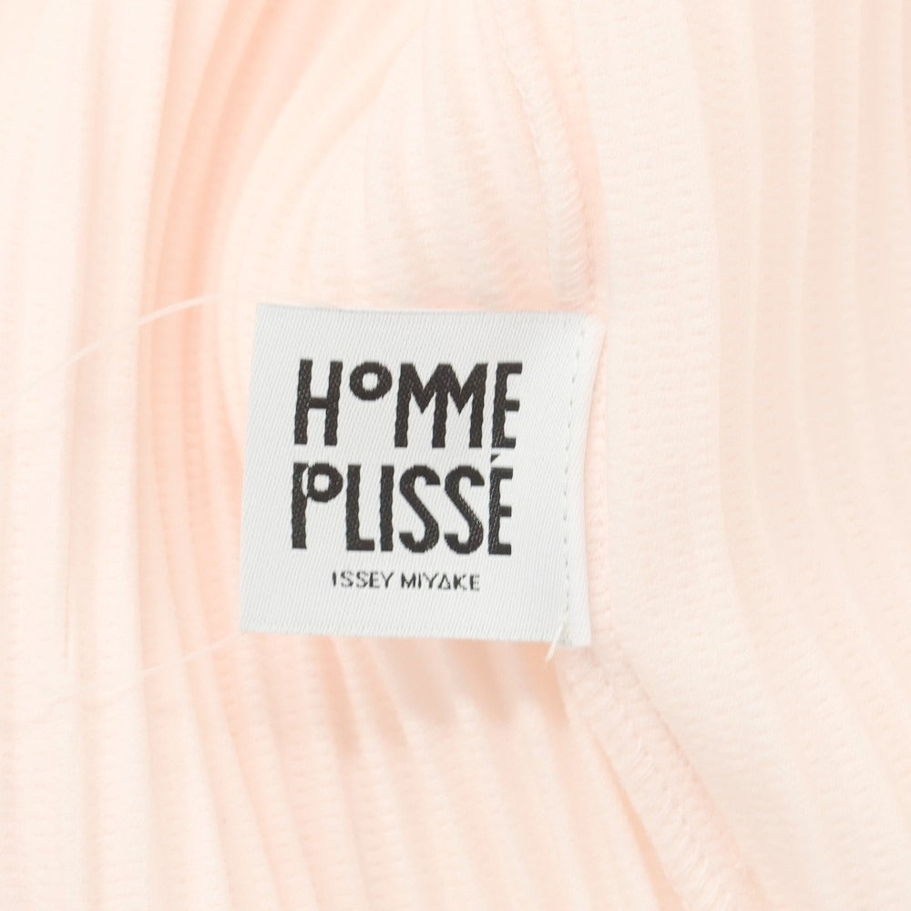 【中古】オム プリッセ イッセイミヤケ HOMME PLISSE ISSEY MIYAKE 2024年秋冬 プリーツ ブルゾン パールピンク【 表記なし(L位) 】【 状態ランクA 】【 メンズ 】