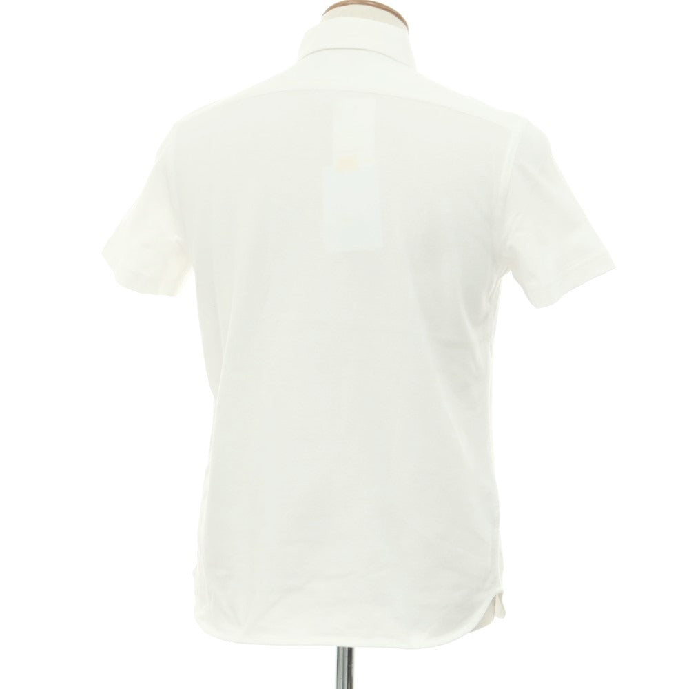 【SALE10%OFF/返品不可】【中古】ギローバー GUY ROVER コットン 半袖ポロシャツ ホワイト【 サイズM 】【 状態ランクC 】【 メンズ 】