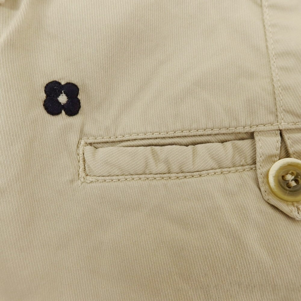 【中古】ラルディーニ LARDINI ストレッチ コットン ショートパンツ ベージュ【 50 】【 状態ランクD 】【 メンズ 】