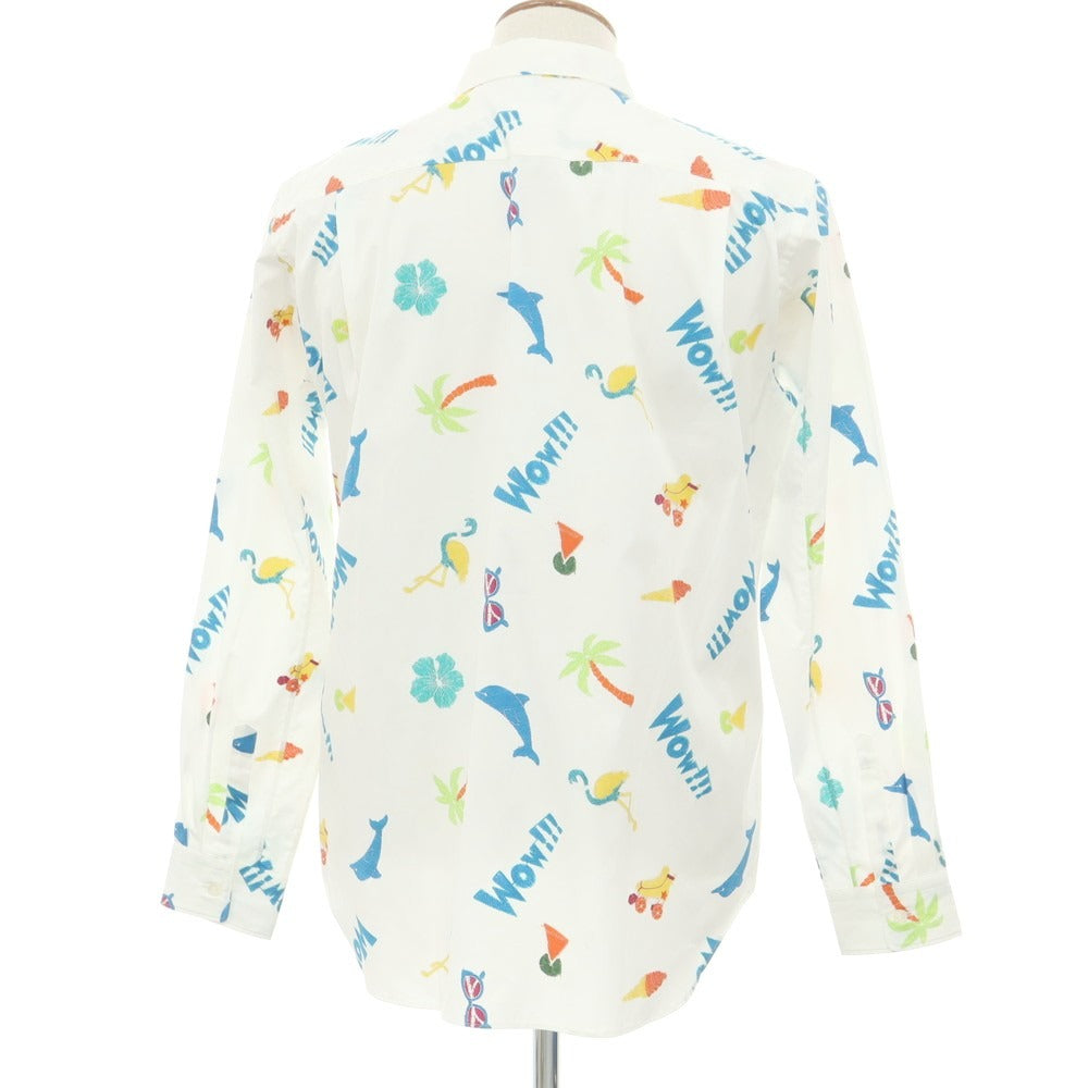 【中古】コムデギャルソンオムプリュス COMME des GARCONS HOMME PLUS 2024年春夏 コットン カジュアルシャツ ホワイト【 M 】【 状態ランクA 】【 メンズ 】