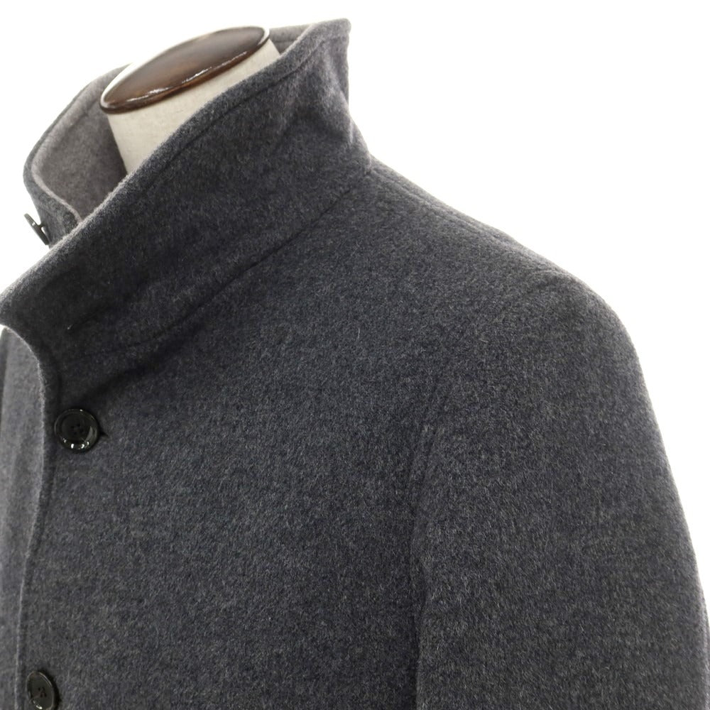 【中古】ア デイ イン ザ ライフ ユナイテッドアローズ a day in the life united arrows ウールレーヨン スタンドカラーコート グレー【 XL 】【 状態ランクC 】【 メンズ 】