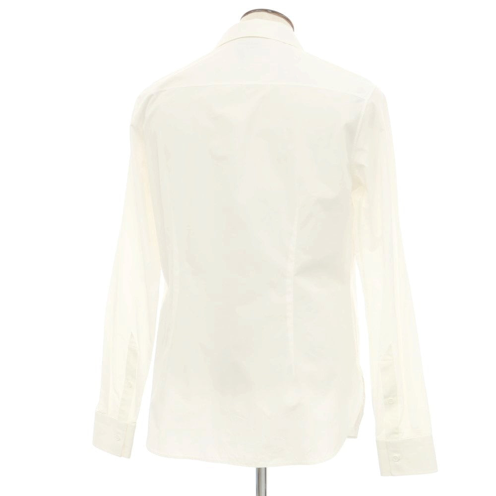 【中古】ボッテガヴェネタ BOTTEGAVENETA コットン レギュラーカラー カジュアルシャツ ホワイト【サイズ42】【WHT】【S/S/A/W】【状態ランクB】【メンズ】