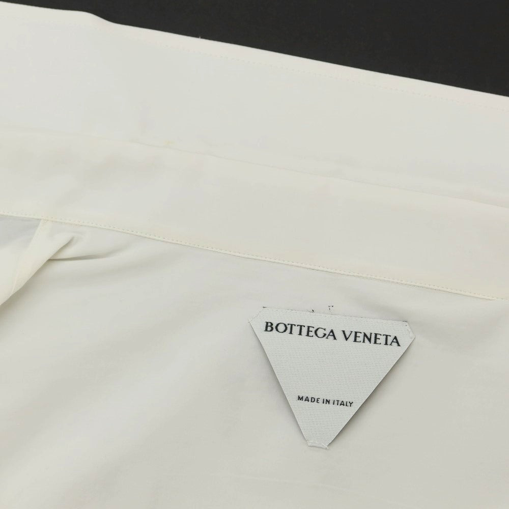 【中古】ボッテガヴェネタ BOTTEGAVENETA コットン レギュラーカラー カジュアルシャツ ホワイト【サイズ42】【WHT】【S/S/A/W】【状態ランクB】【メンズ】
