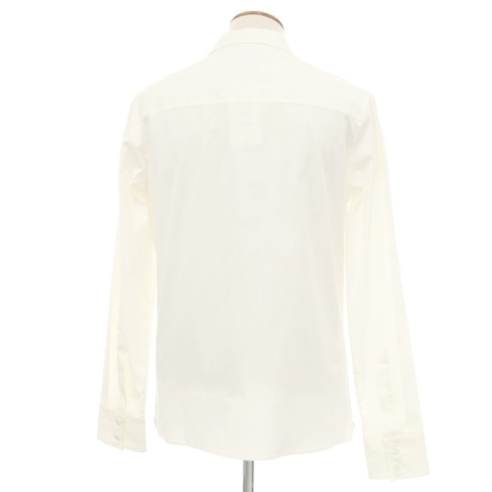 【中古】ボッテガヴェネタ BOTTEGAVENETA ストレッチ コットン レギュラーカラー カジュアルシャツ ホワイト【サイズ40】【WHT】【S/S/A/W】【状態ランクB】【メンズ】