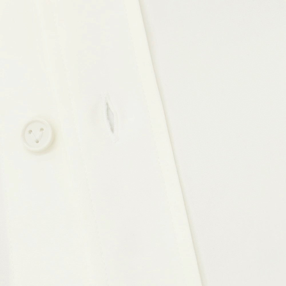 【中古】ボッテガヴェネタ BOTTEGAVENETA ストレッチ コットン レギュラーカラー カジュアルシャツ ホワイト【サイズ40】【WHT】【S/S/A/W】【状態ランクB】【メンズ】