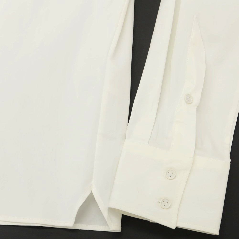 【中古】ボッテガヴェネタ BOTTEGAVENETA ストレッチ コットン レギュラーカラー カジュアルシャツ ホワイト【サイズ40】【WHT】【S/S/A/W】【状態ランクB】【メンズ】