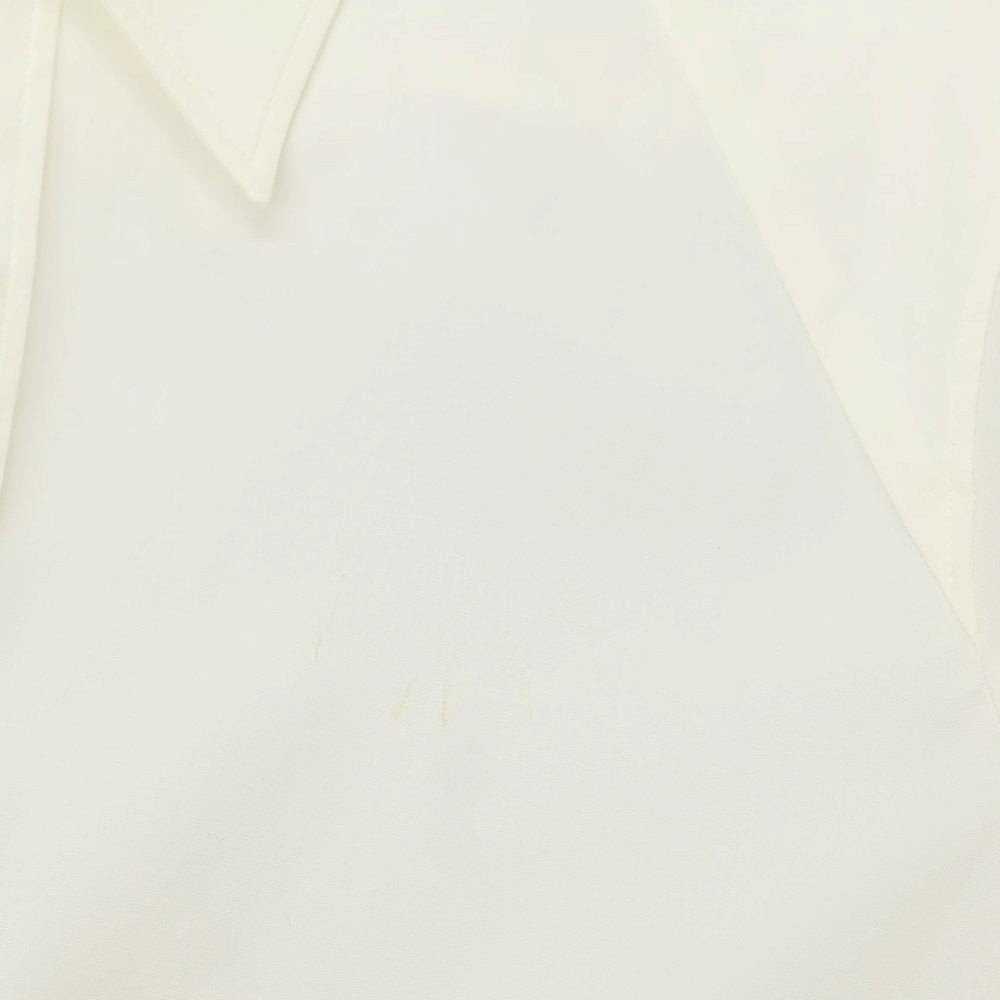 【中古】ボッテガヴェネタ BOTTEGAVENETA ストレッチ コットン レギュラーカラー カジュアルシャツ ホワイト【サイズ40】【WHT】【S/S/A/W】【状態ランクB】【メンズ】