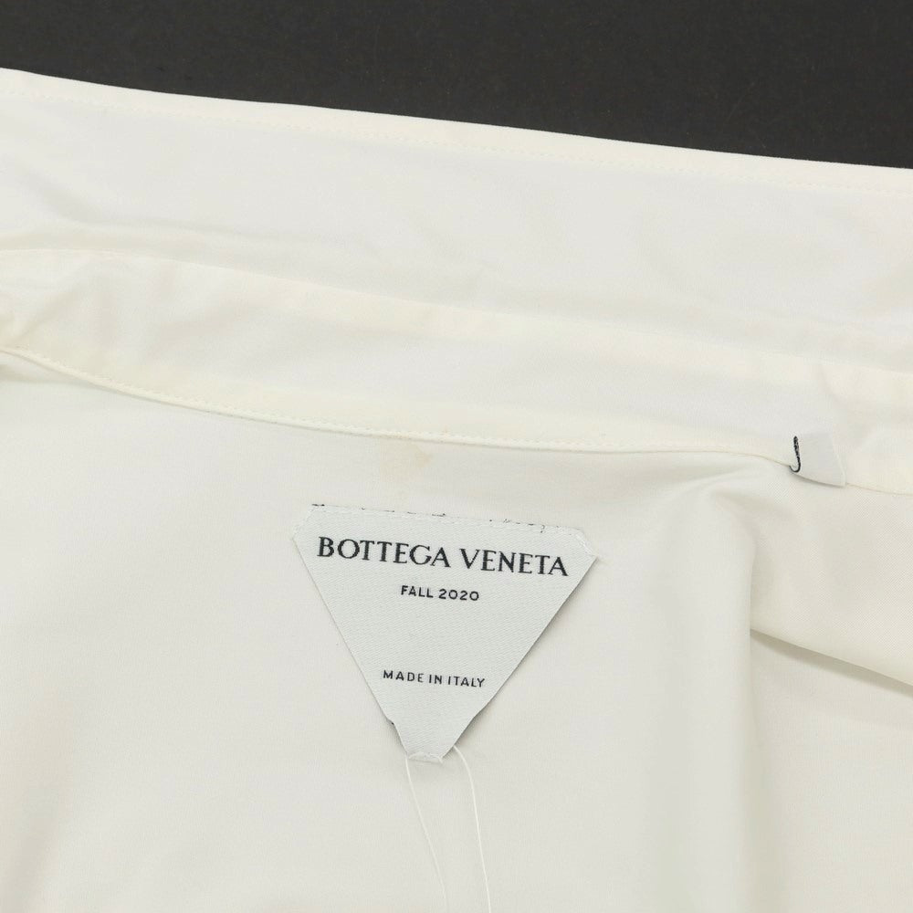 【中古】ボッテガヴェネタ BOTTEGAVENETA ストレッチ コットン レギュラーカラー カジュアルシャツ ホワイト【サイズ40】【WHT】【S/S/A/W】【状態ランクB】【メンズ】