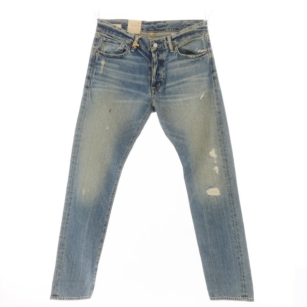 【中古】【未使用】デニムアンドサプライ ラルフローレン DENIM & SUPPLY Ralph Lauren クラッシュ加工 ジーンズ デニムパンツ ブルー【 33 】【 状態ランクS 】【 メンズ 】