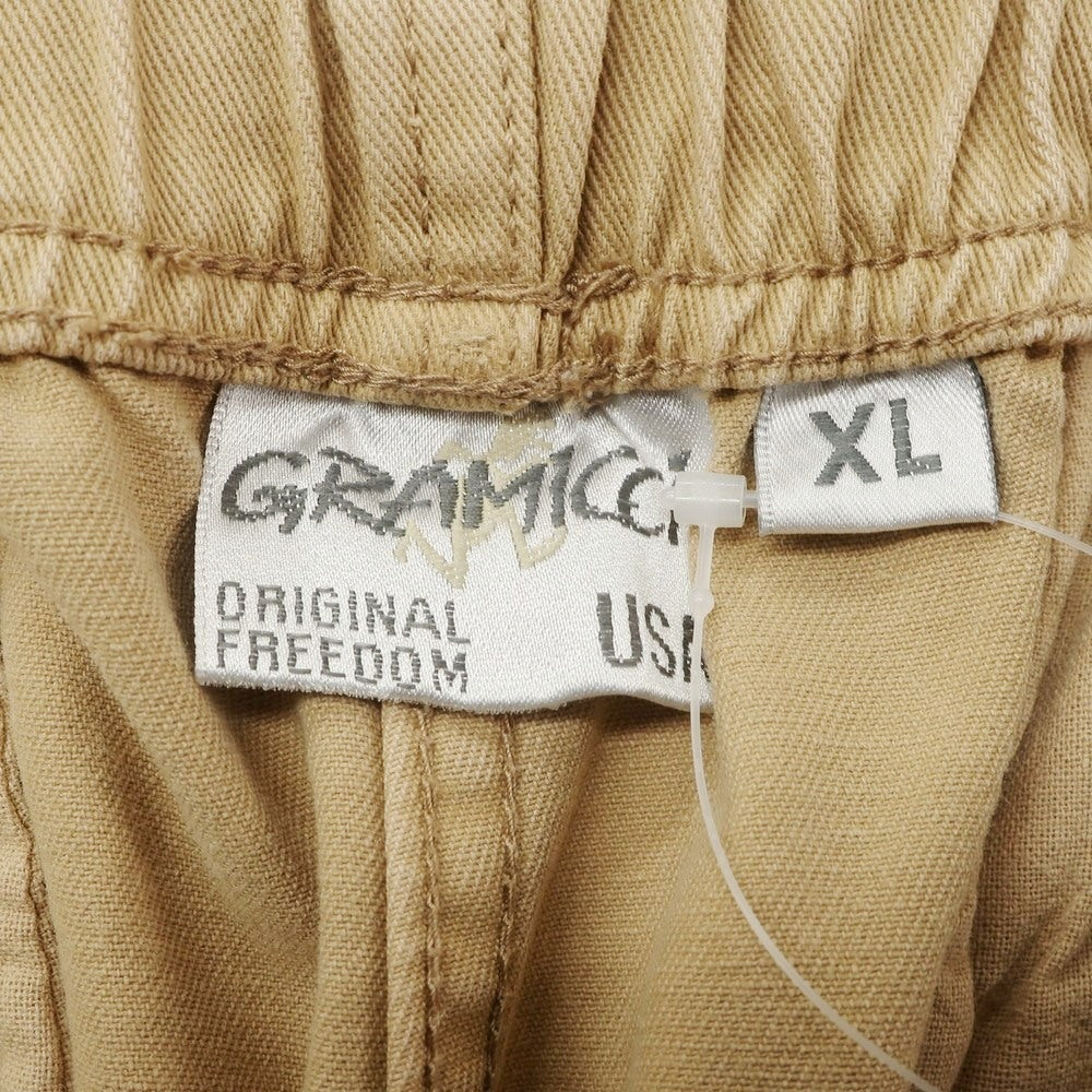 【中古】グラミチ Gramicci ツイルコットン ショートパンツ ベージュ【 XL 】【 状態ランクC 】【 メンズ 】