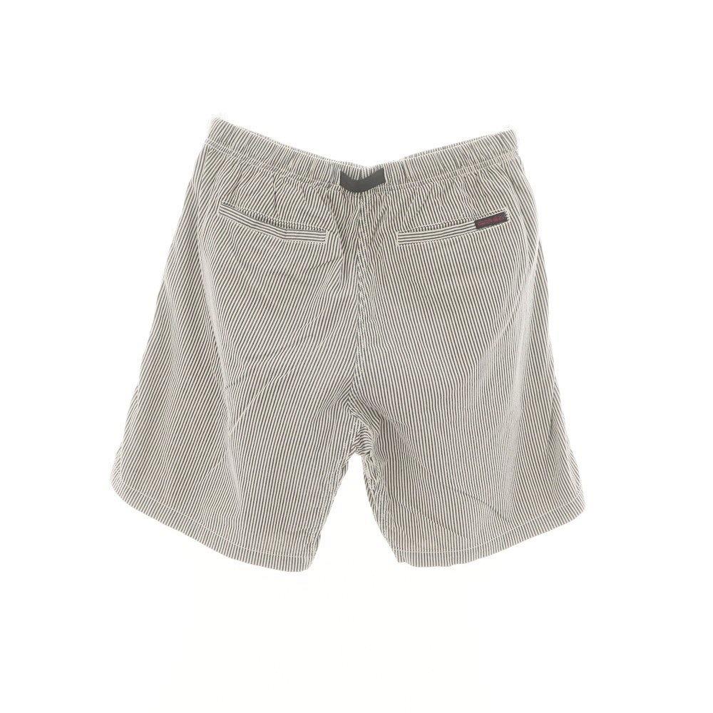 【中古】グラミチ Gramicci ストライプ ショートパンツ ネイビーxオフホワイト【 XL 】【 状態ランクB 】【 メンズ 】