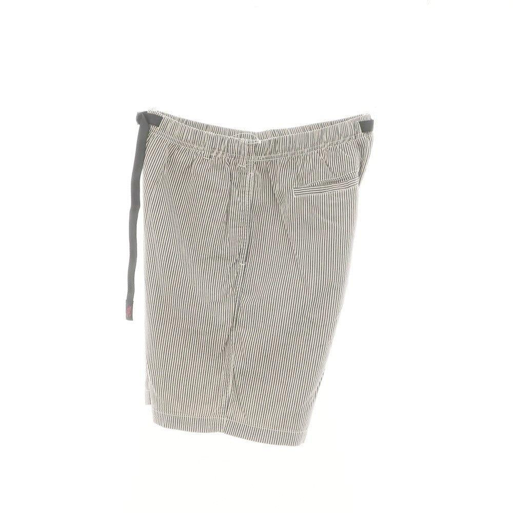 【中古】グラミチ Gramicci ストライプ ショートパンツ ネイビーxオフホワイト【 XL 】【 状態ランクB 】【 メンズ 】
