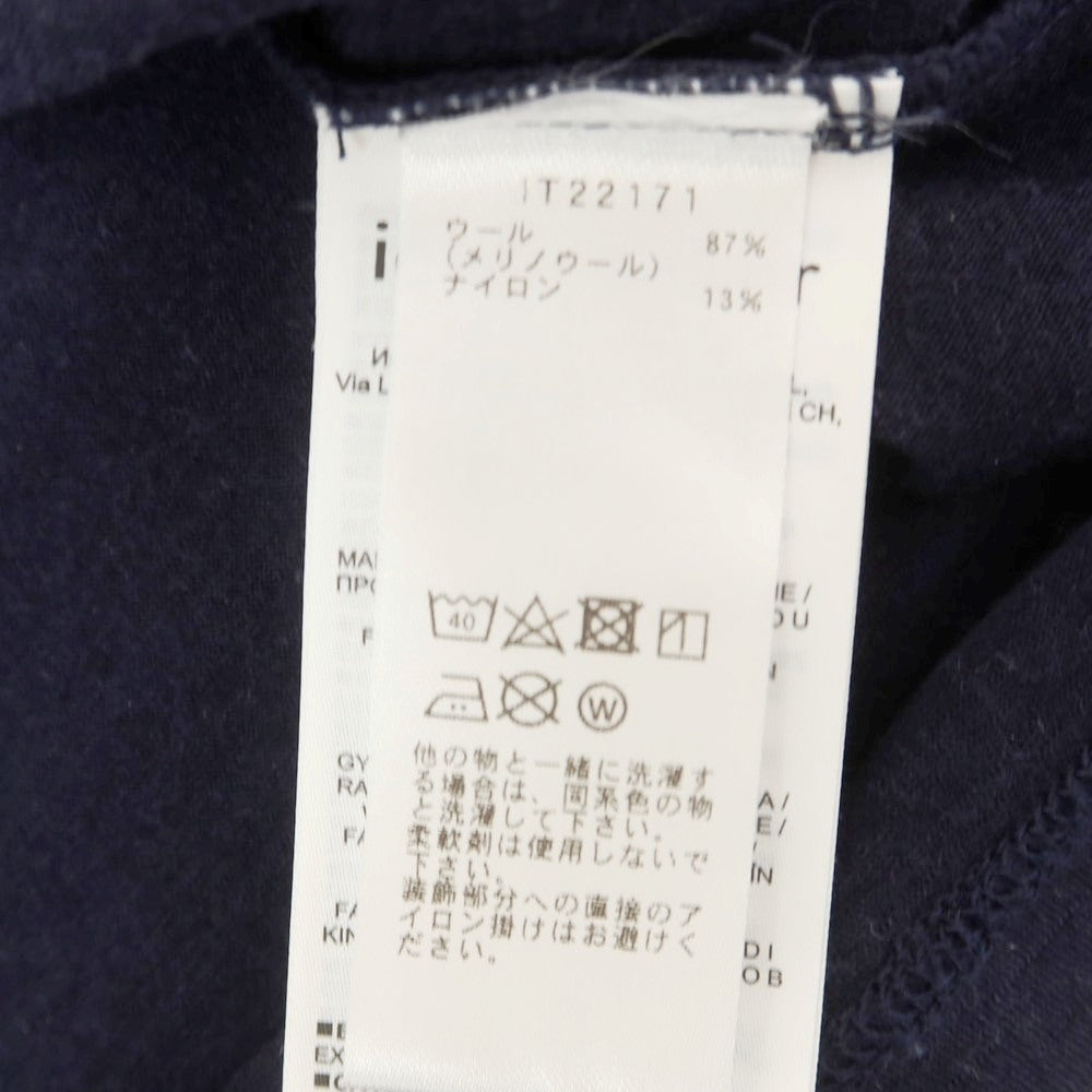 【中古】アイスブレーカー icebreaker ウールナイロン クルーネック 半袖Tシャツ ダークネイビー【 S 】【 状態ランクC 】【 メンズ 】