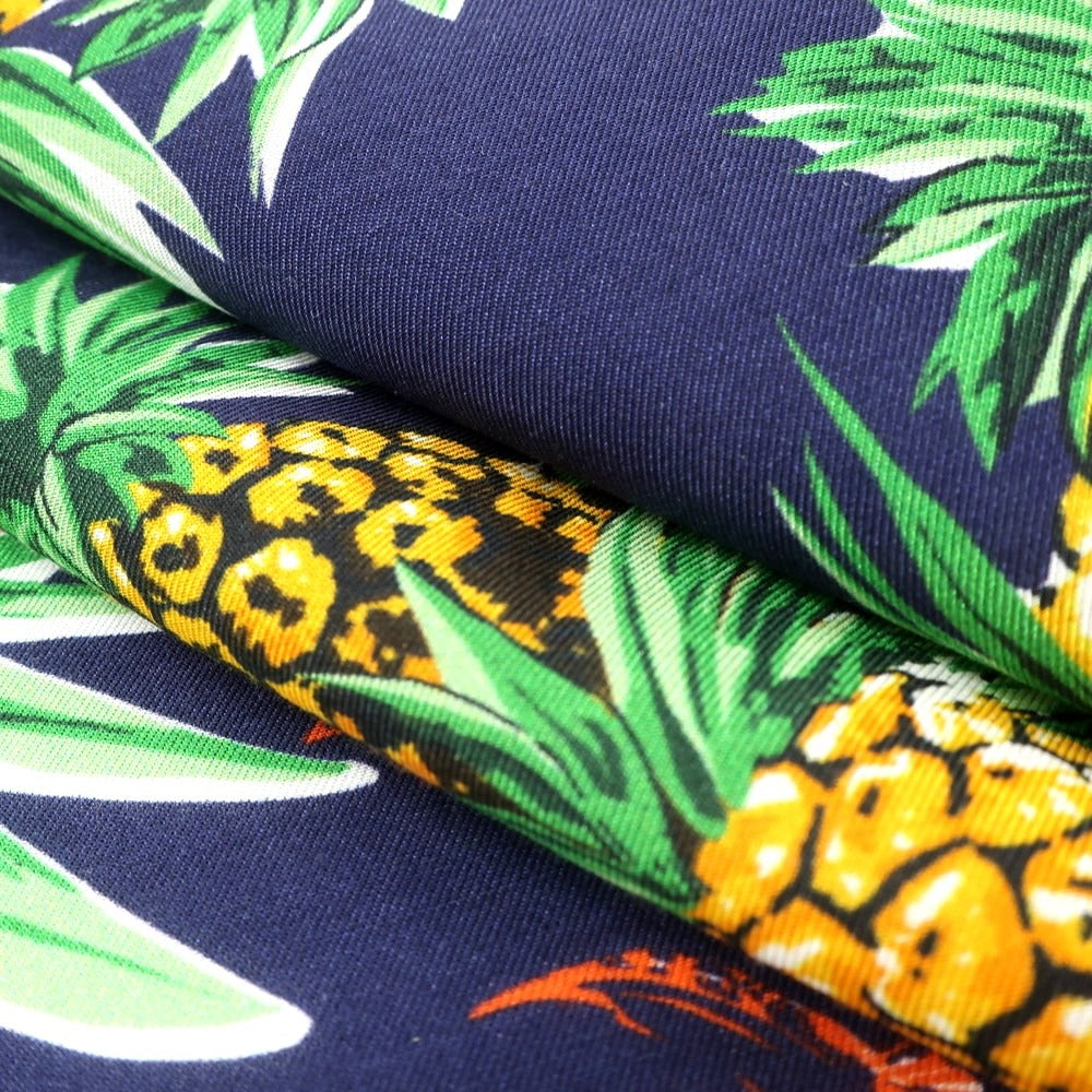 【中古】シーワード& スターン seaward&stearn コットンシルク ポケットチーフ ネイビーxグリーン【 状態ランクA 】【 メンズ 】