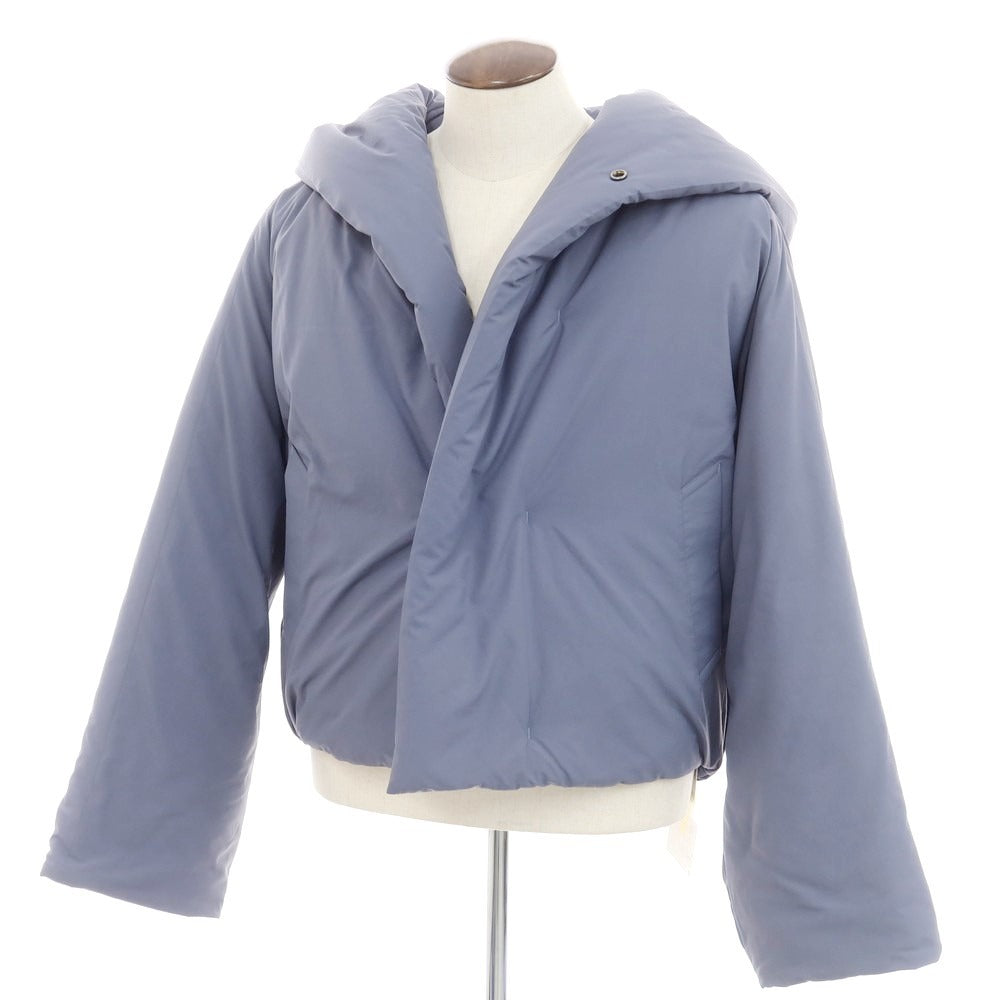 【中古】オム プリッセ イッセイミヤケ HOMME PLISSE ISSEY MIYAKE 2024年秋冬 フーデッド 中綿ブルゾン グレーブルー【 表記なし(L位) 】【 状態ランクA 】【 メンズ 】