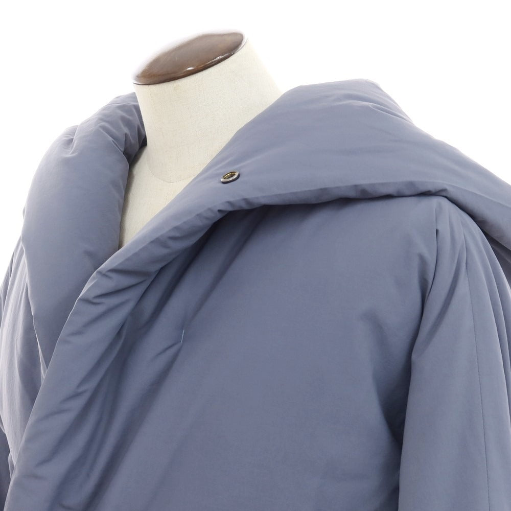 【中古】オム プリッセ イッセイミヤケ HOMME PLISSE ISSEY MIYAKE 2024年秋冬 フーデッド 中綿ブルゾン グレーブルー【 表記なし(L位) 】【 状態ランクA 】【 メンズ 】