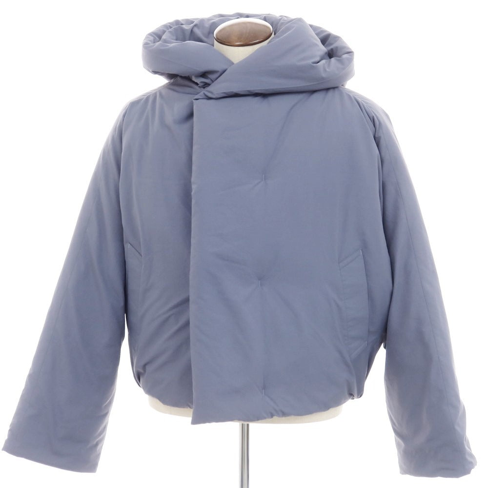 【中古】オム プリッセ イッセイミヤケ HOMME PLISSE ISSEY MIYAKE 2024年秋冬 フーデッド 中綿ブルゾン グレーブルー【 表記なし(L位) 】【 状態ランクA 】【 メンズ 】