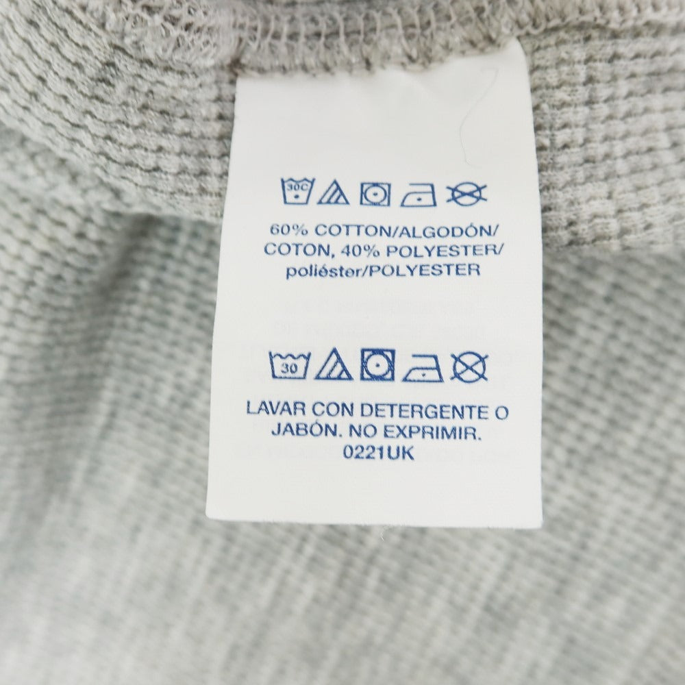 【中古】ポロ ラルフローレン Polo Ralph Lauren コットンポリエステル サーマル クルーネック 長袖Tシャツ グレー【 L 】【 状態ランクB 】【 メンズ 】