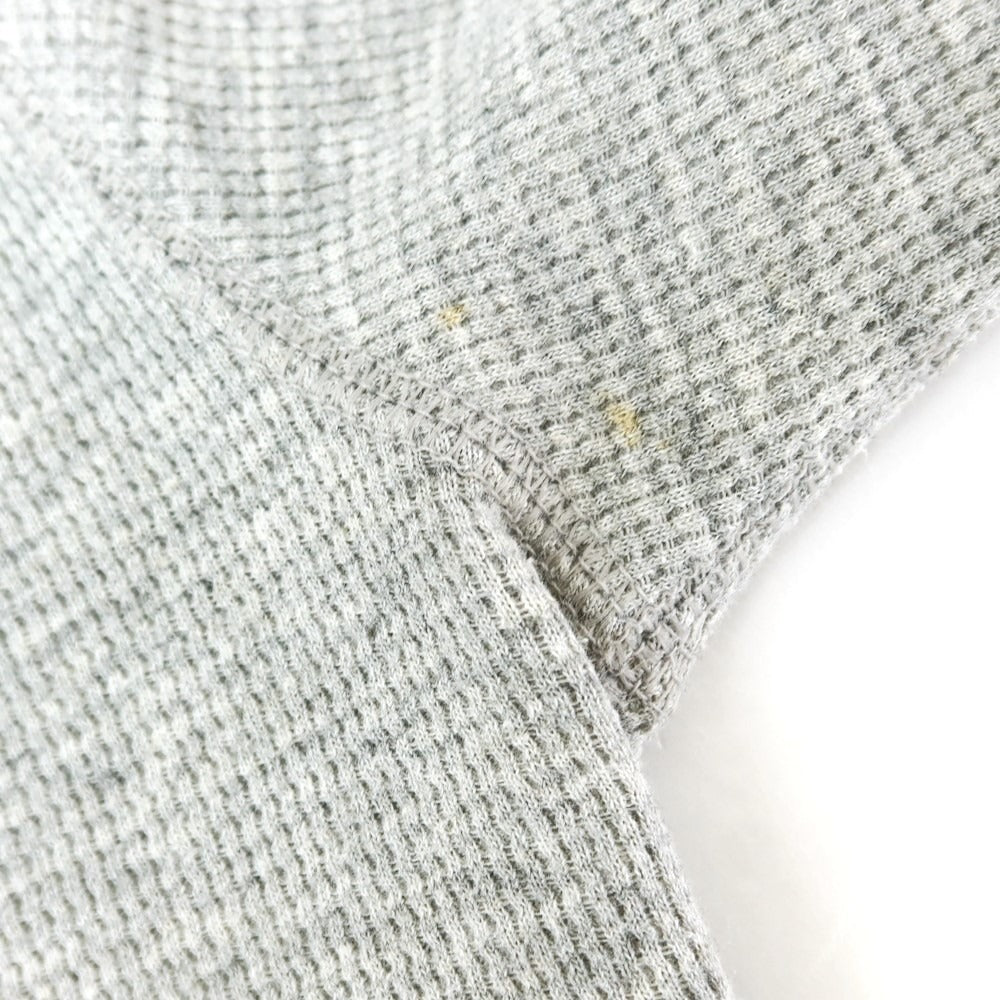 【中古】ポロ ラルフローレン Polo Ralph Lauren コットンポリエステル サーマル クルーネック 長袖Tシャツ グレー【 L 】【 状態ランクB 】【 メンズ 】