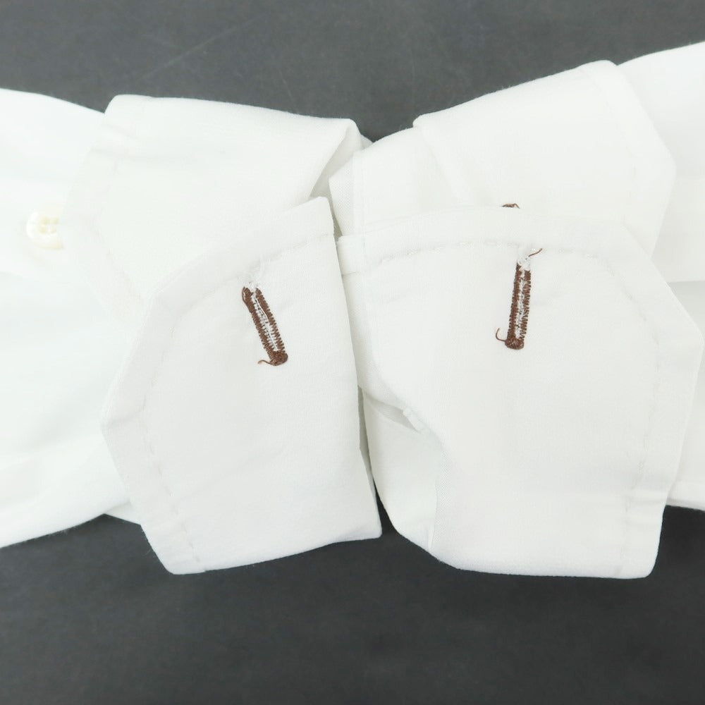 【中古】ポールスミス Paul Smith コットン ボタンダウン ドレスシャツ ホワイト【 M 】【 状態ランクB 】【 メンズ 】
