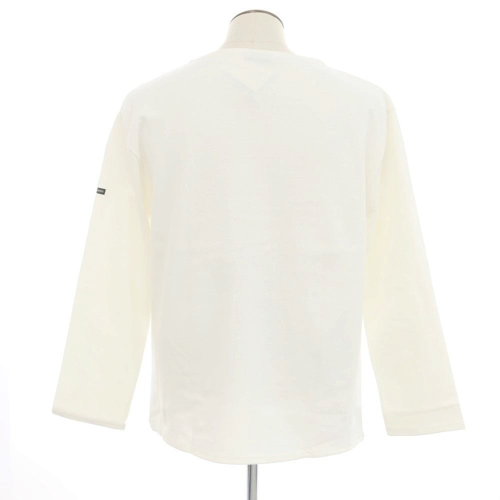 【中古】セントジェームス SAINT JAMES コットン ボートネック 長袖Tシャツ ホワイト【 T8(XL) 】【 状態ランクC 】【 メンズ 】