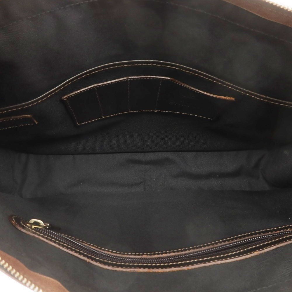 【中古】エッティンガー Ettinger Mayfair ブライドルレザー ブリーフケース ダークブラウン【 状態ランクC 】【 メンズ 】