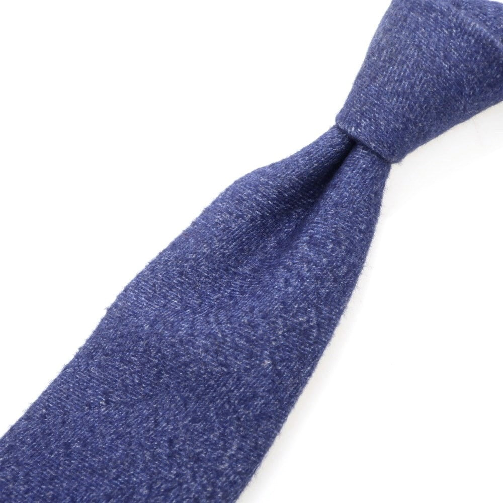 【中古】アーディーアンドシー AD&C 1956 コットンシルク 無地ネクタイ ライトネイビーxオレンジ【NVY】【A/W】【状態ランクC】【メンズ】