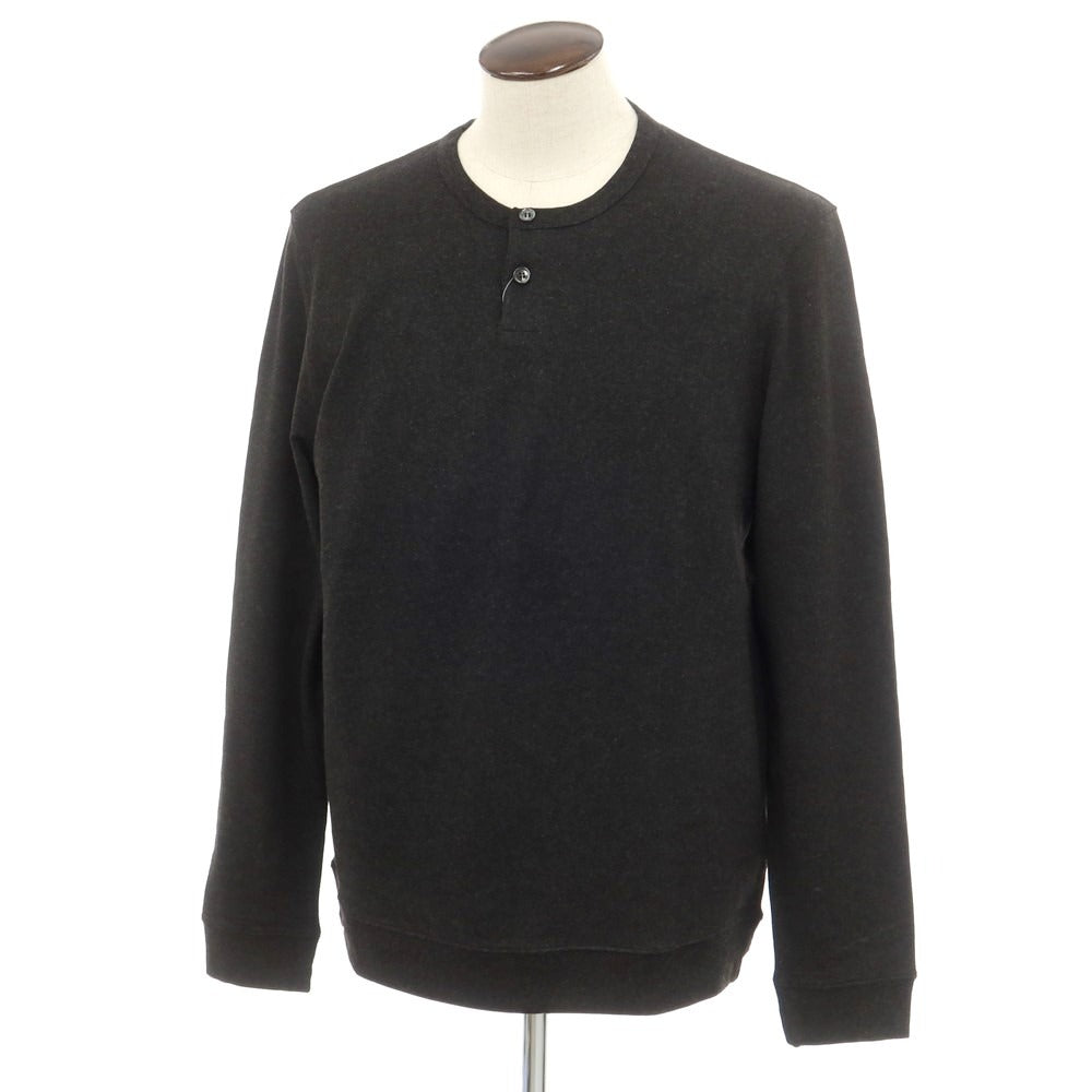 【新品】マジェスティック フィラチュール オム MAJESTIC FILATURES HOMME ストレッチレーヨン ヘンリーネック 長袖Tシャツ ダークグレー【サイズL】【GRY】【A/W】【状態ランクN】【メンズ】