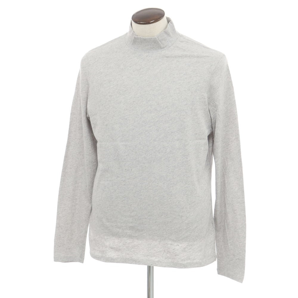 【新品】マジェスティック フィラチュール オム MAJESTIC FILATURES HOMME コットンカシミヤ ハイネック 長袖Tシャツ ライトグレー【サイズL】【GRY】【S/S/A/W】【状態ランクN】【メンズ】