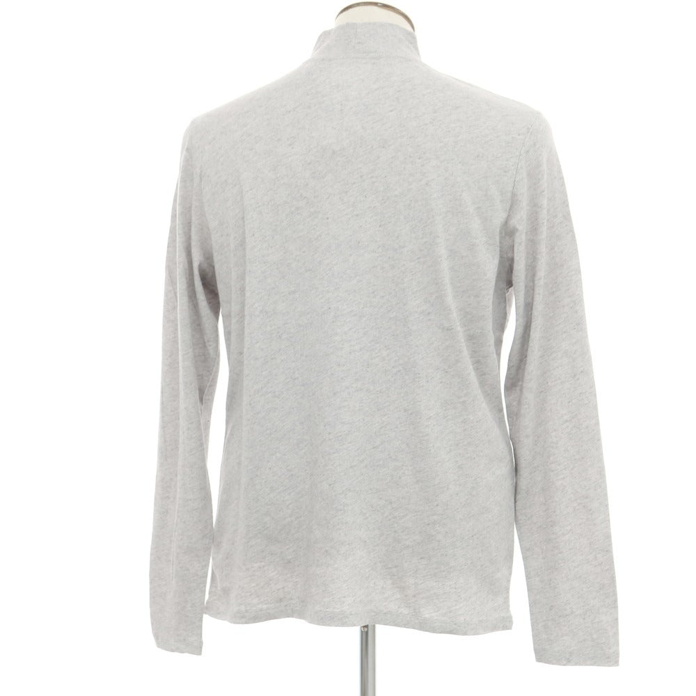 【新品】マジェスティック フィラチュール オム MAJESTIC FILATURES HOMME コットンカシミヤ ハイネック 長袖Tシャツ ライトグレー【サイズL】【GRY】【S/S/A/W】【状態ランクN】【メンズ】