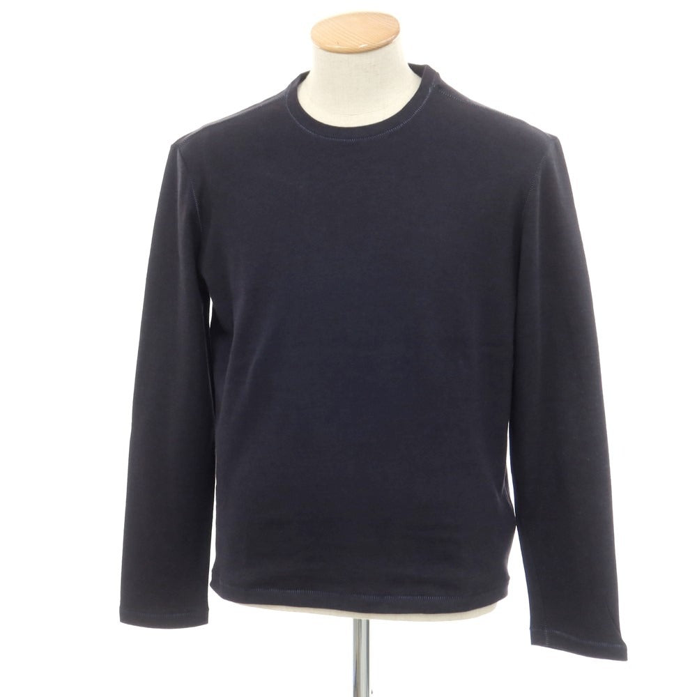 【新品】マジェスティック フィラチュール オム MAJESTIC FILATURES HOMME コットンカシミヤシルク 長袖Tシャツ ネイビー【サイズS】【NVY】【S/S/A/W】【状態ランクN】【メンズ】