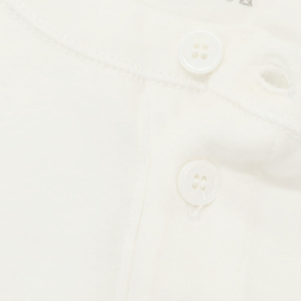 【新品】マジェスティック フィラチュール オム MAJESTIC FILATURES HOMME コットン ヘンリーネック 長袖Tシャツ ホワイト【サイズM】【WHT】【S/S/A/W】【状態ランクN】【メンズ】