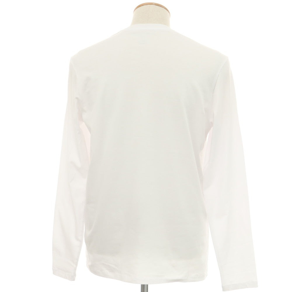 【新品】マジェスティック フィラチュール オム MAJESTIC FILATURES HOMME ストレッチコットン 長袖Tシャツ ホワイト【サイズS】【WHT】【S/S/A/W】【状態ランクN】【メンズ】