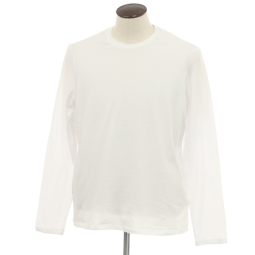【新品】マジェスティック フィラチュール オム MAJESTIC FILATURES HOMME ストレッチコットン 長袖Tシャツ ホワイト【サイズL】【WHT】【S/S/A/W】【状態ランクN】【メンズ】