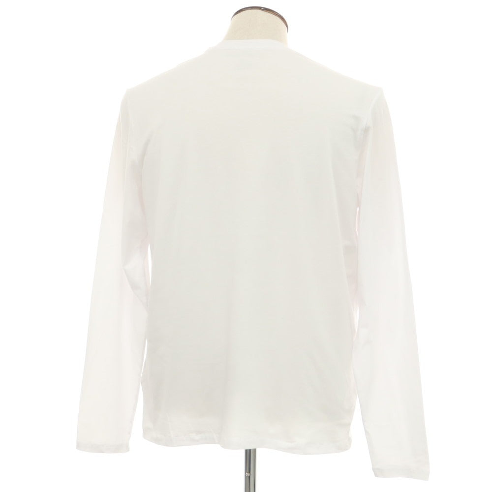 【新品】マジェスティック フィラチュール オム MAJESTIC FILATURES HOMME ストレッチコットン 長袖Tシャツ ホワイト【サイズL】【WHT】【S/S/A/W】【状態ランクN】【メンズ】