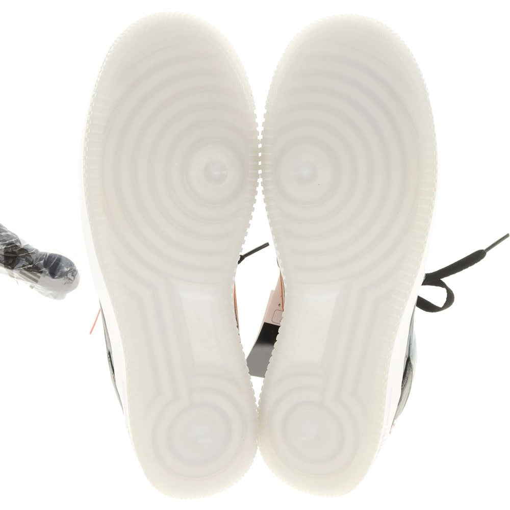 【中古】【未使用】キス KITH × NIKE AIR FORCE 1 レザー スニーカー ブラック【 27cm 】【 状態ランクS 】【 メンズ 】