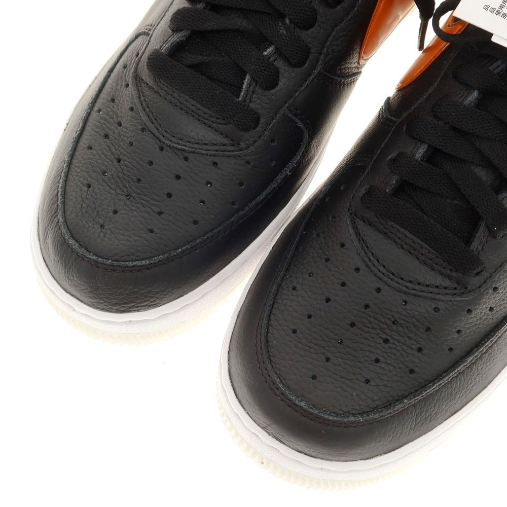 【中古】【未使用】キス KITH × NIKE AIR FORCE 1 レザー スニーカー ブラック【 27cm 】【 状態ランクS 】【 メンズ 】