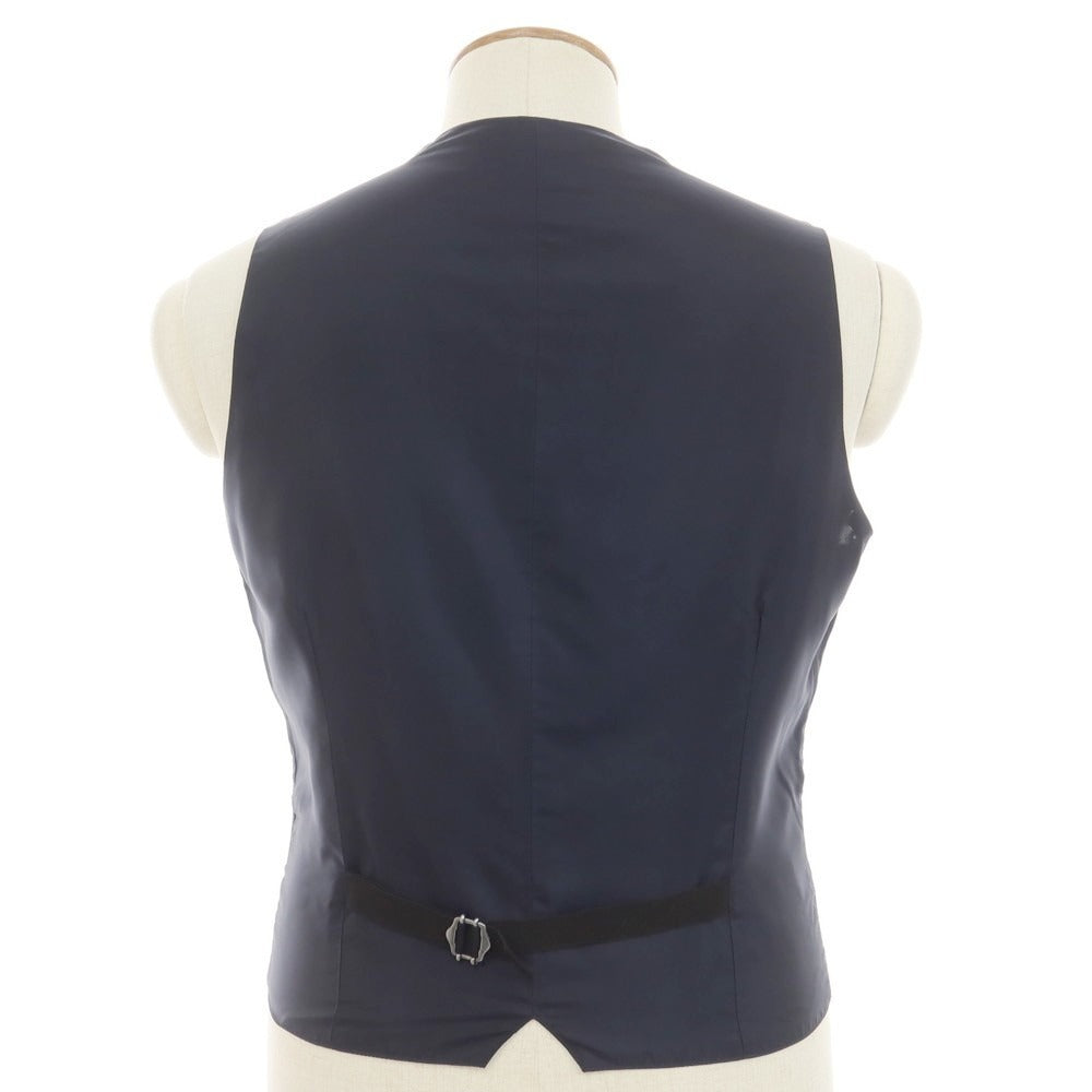 【中古】タリアトーレ TAGLIATORE ウール ジレ ベスト ネイビー【 46 】【 状態ランクB 】【 メンズ 】