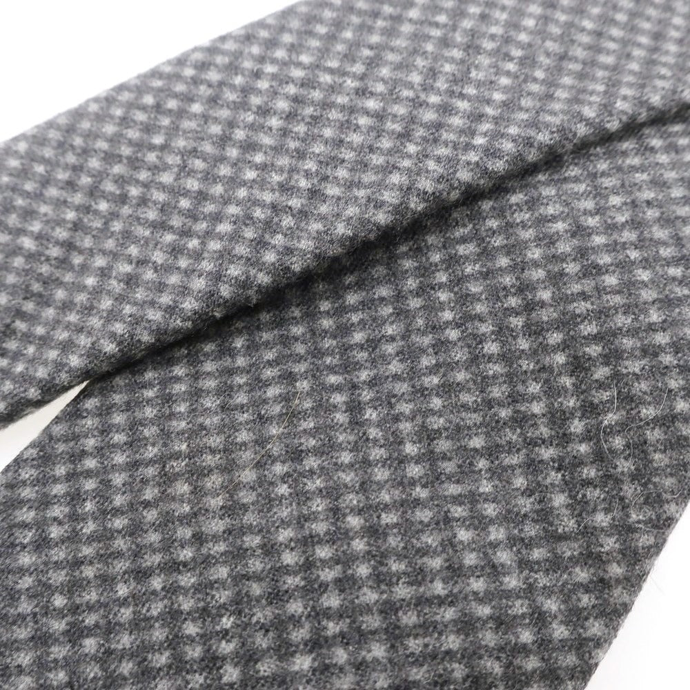 【中古】フェアファクス FAIRFAX ウール スフォデラータ チェック柄ネクタイ グレー【GRY】【A/W】【状態ランクB】【メンズ】