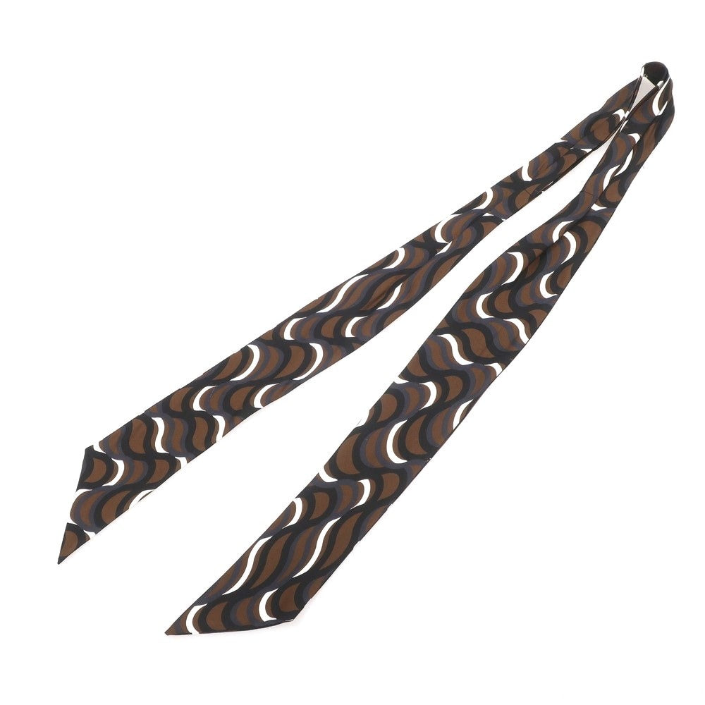 【中古】ロバート フレイザー ROBERT FRASER ウール アスコットタイ ネクタイ ブラウンxブラック【BRW】【S/S/A/W】【状態ランクB】【メンズ】