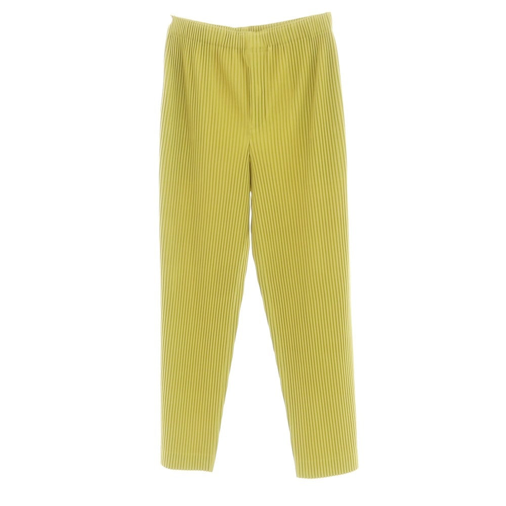 【中古】オム プリッセ イッセイミヤケ HOMME PLISSE ISSEY MIYAKE 2024年秋冬 MONTHLY COLOR OCTOBER プリーツパンツ ティーグリーン【サイズ表記なし(L位)】【GRN】【S/S/A/W】【状態ランクA】【メンズ】