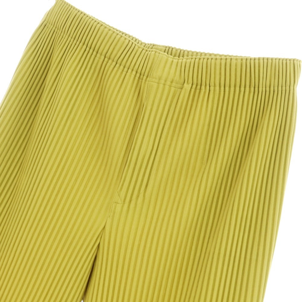 【中古】オム プリッセ イッセイミヤケ HOMME PLISSE ISSEY MIYAKE 2024年秋冬 MONTHLY COLOR OCTOBER プリーツパンツ ティーグリーン【サイズ表記なし(L位)】【GRN】【S/S/A/W】【状態ランクA】【メンズ】