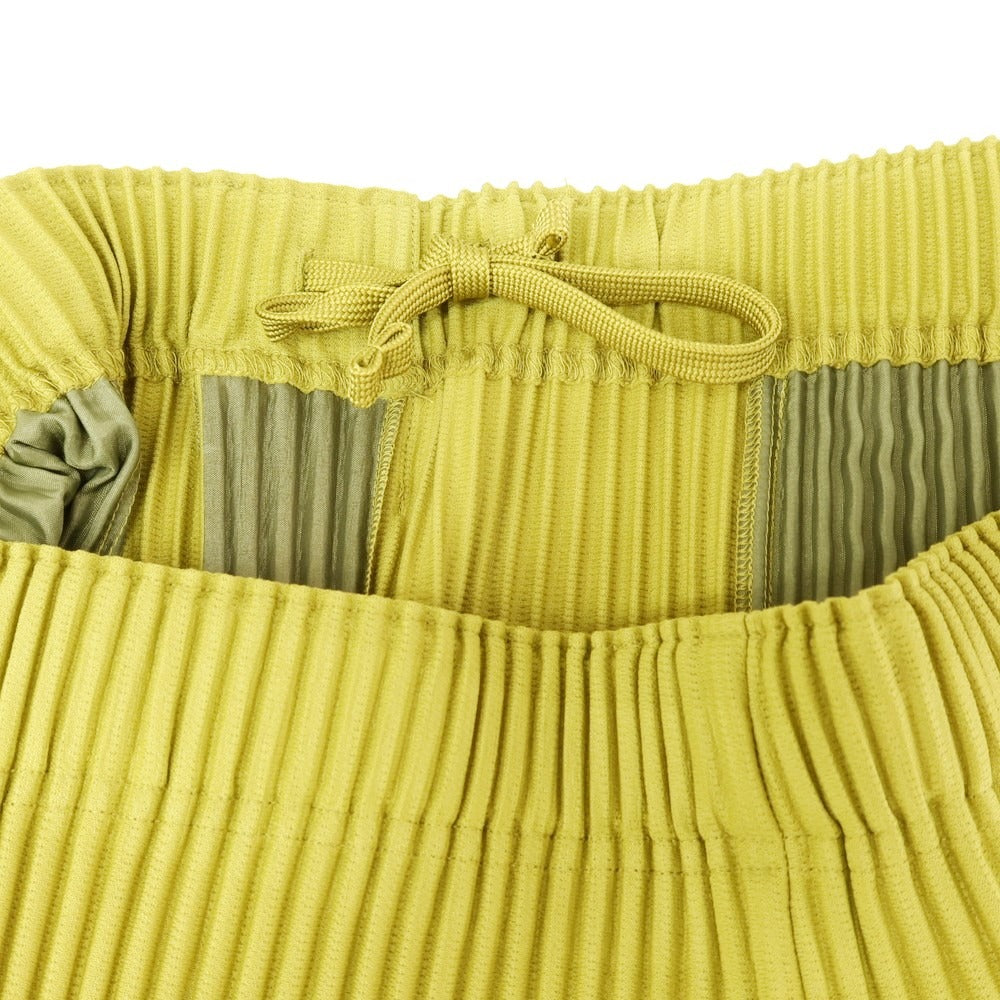 【中古】オム プリッセ イッセイミヤケ HOMME PLISSE ISSEY MIYAKE 2024年秋冬 MONTHLY COLOR OCTOBER プリーツパンツ ティーグリーン【サイズ表記なし(L位)】【GRN】【S/S/A/W】【状態ランクA】【メンズ】