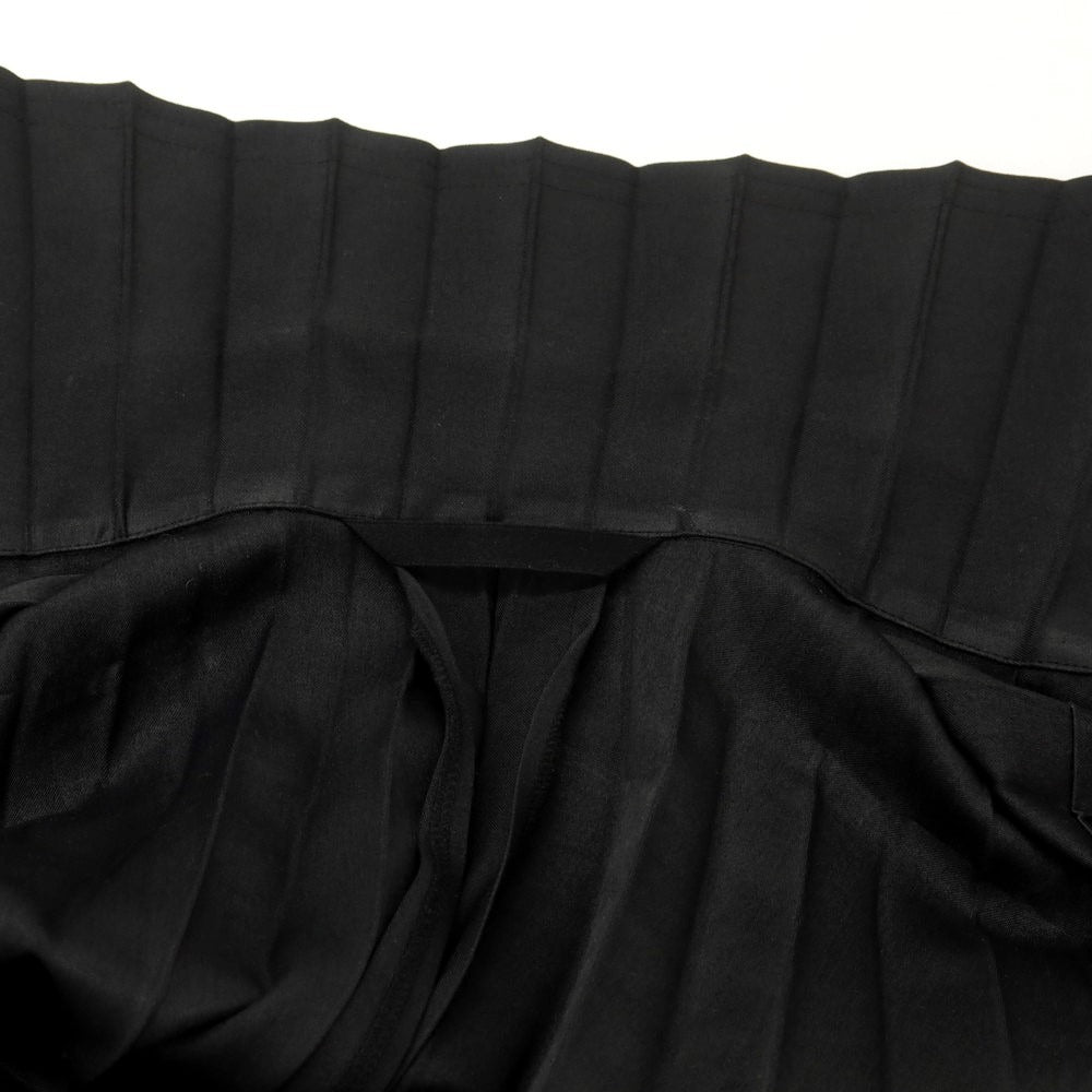【中古】オム プリッセ イッセイミヤケ HOMME PLISSE ISSEY MIYAKE 2024年秋冬 プリーツ ガウンコート ブラック【 表記なし(L位) 】【 状態ランクB 】【 メンズ 】