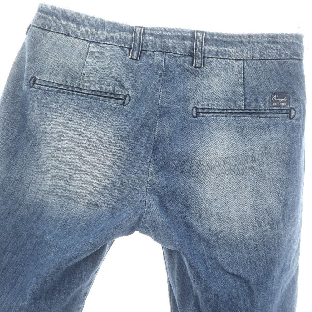 【中古】アントレアミ ENTRE AMIS ストレッチデニム ショートパンツ ブルー【 29 】【 状態ランクC 】【 メンズ 】